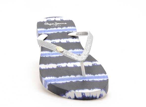 Pepe jeans mules et sabots femme rake argent