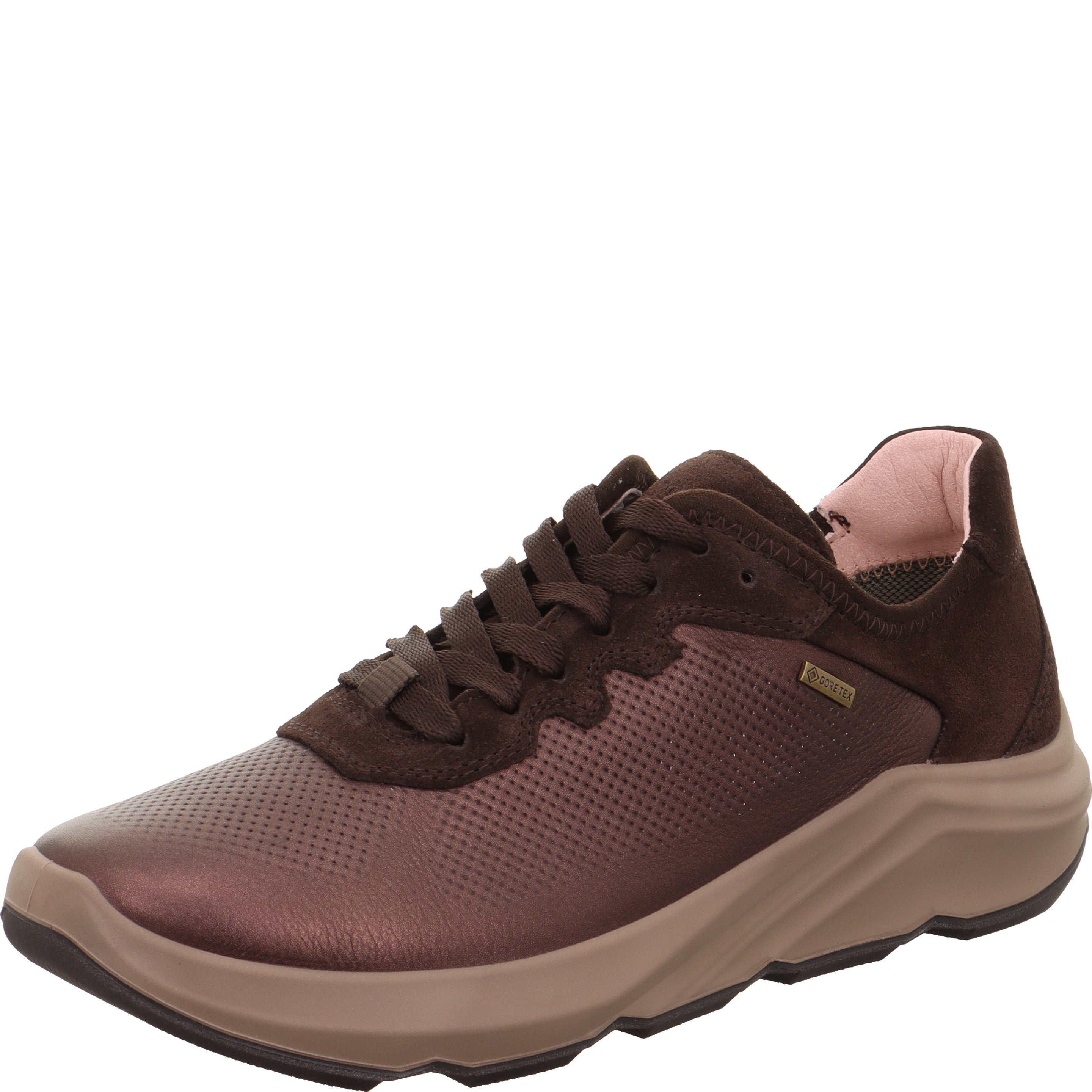legero BLISS Damen  Sneaker low mit Schnürung - Farbe: Marron Metallic - Größe: 5