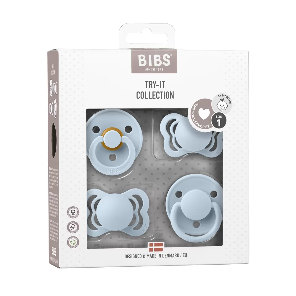 BIBS Try-It Collection - Baby Blue