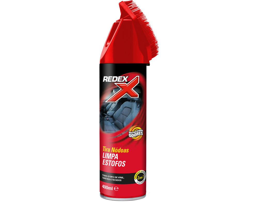 LIMPA ESTOFOS REDEX COM ESCOVA 400ML
