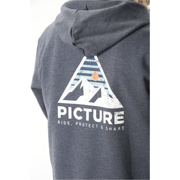 Sweatshirt PICTURE HAMELTON ZIP HOODIE DARK BLUE MELANGE