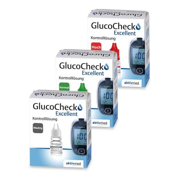 GlucoCheck Excellent Kontrolllösung (normal) für das Excellent Messgerät