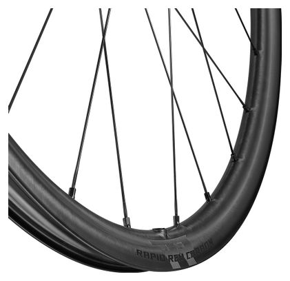 Paire de Roues Fulcrum Rapid Red Carbon 700 mm I 12x100 - 12x142 mm | Centerlock