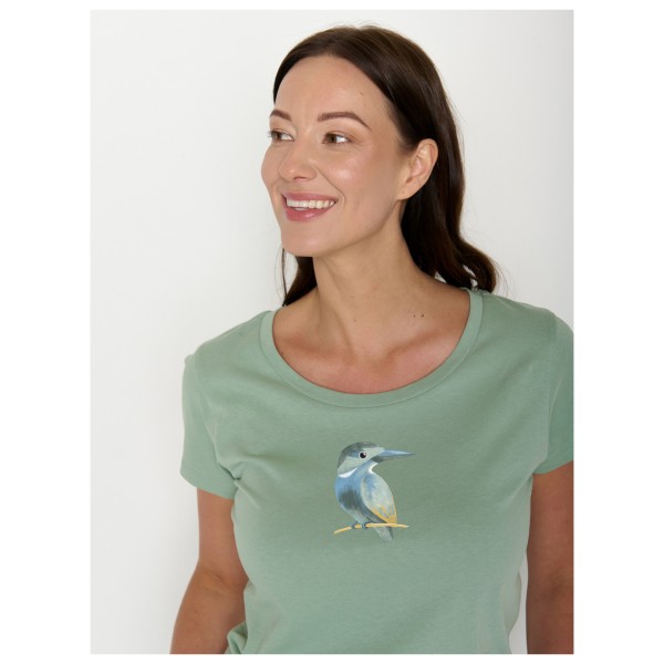 GreenBomb - Women's Bird Look Loves T-Shirt - T-shirt