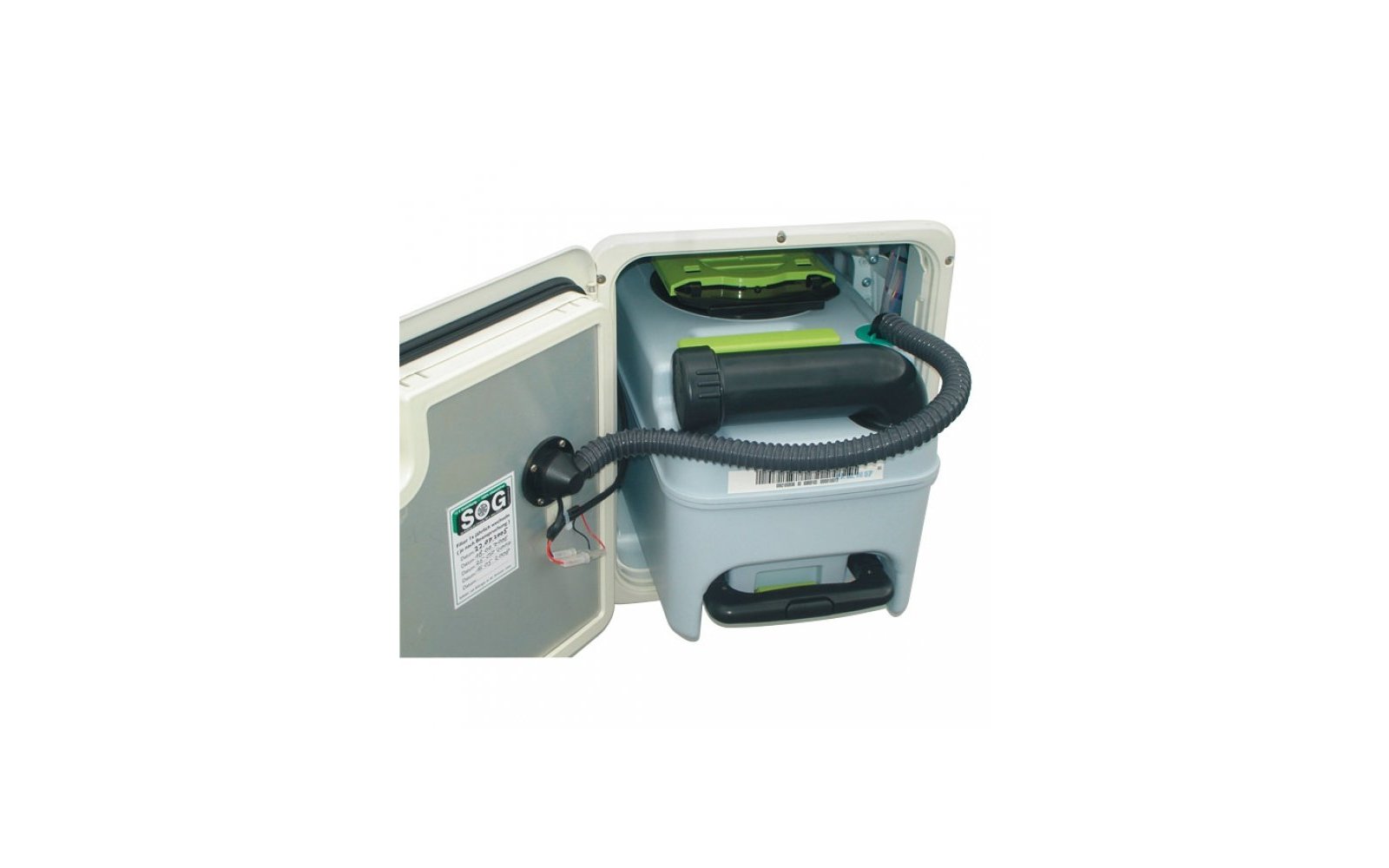 SOG I Typ 3000A  (CT3000/CT4000) 12V Toilettenentlüftung Türvariante weiß