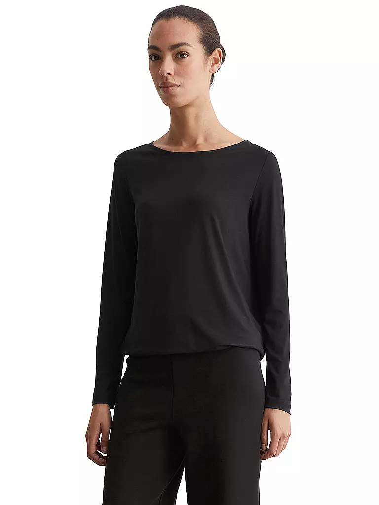 MARC O'POLO Langarmshirt schwarz