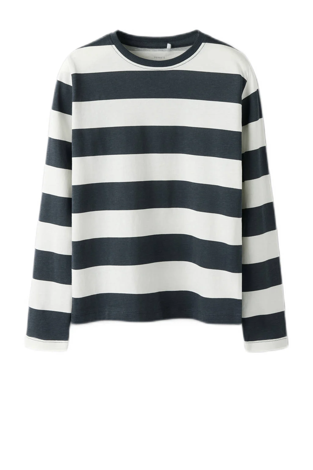 NAME IT KIDS longsleeve NKMNIKOLAI - set van 3 - donkerblauw/donkergroen/offwhite