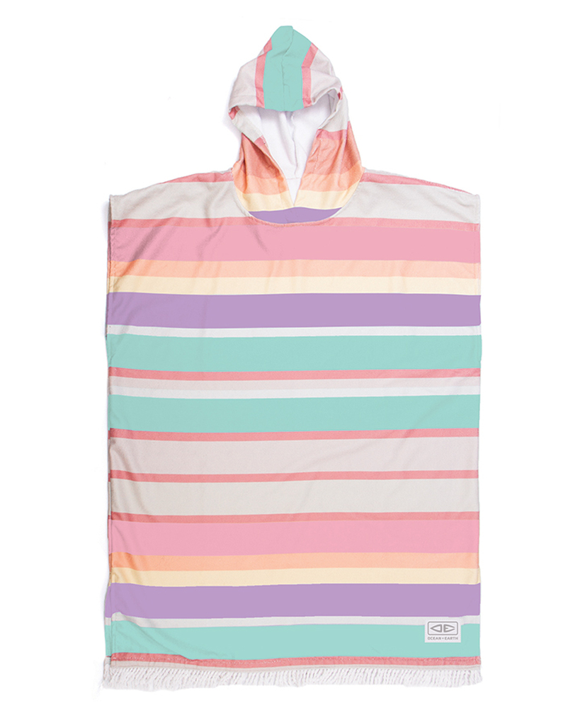 Ocean and earth Ladies Sunkissed hooded - poncho Multi