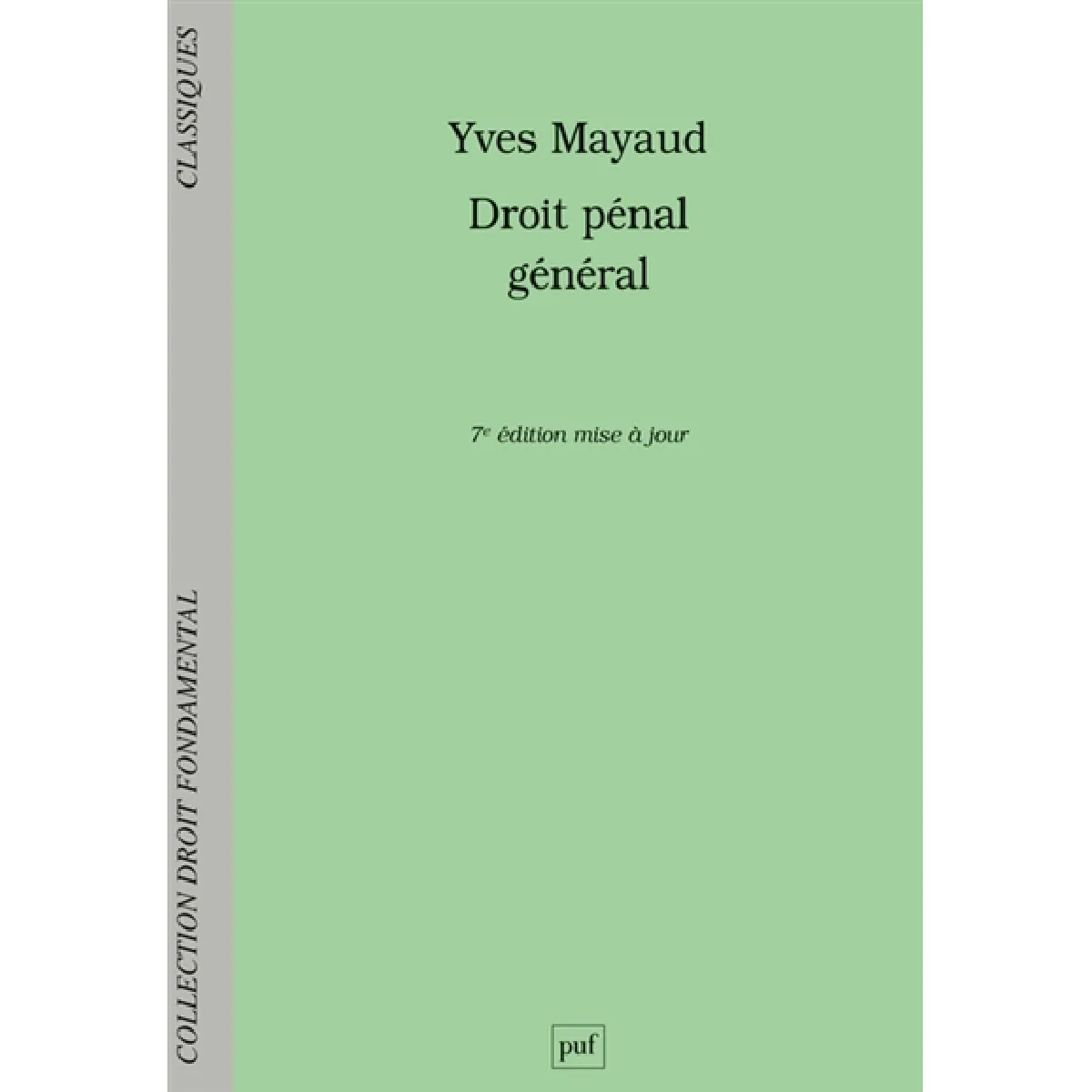 Droit pénal général · Occasion