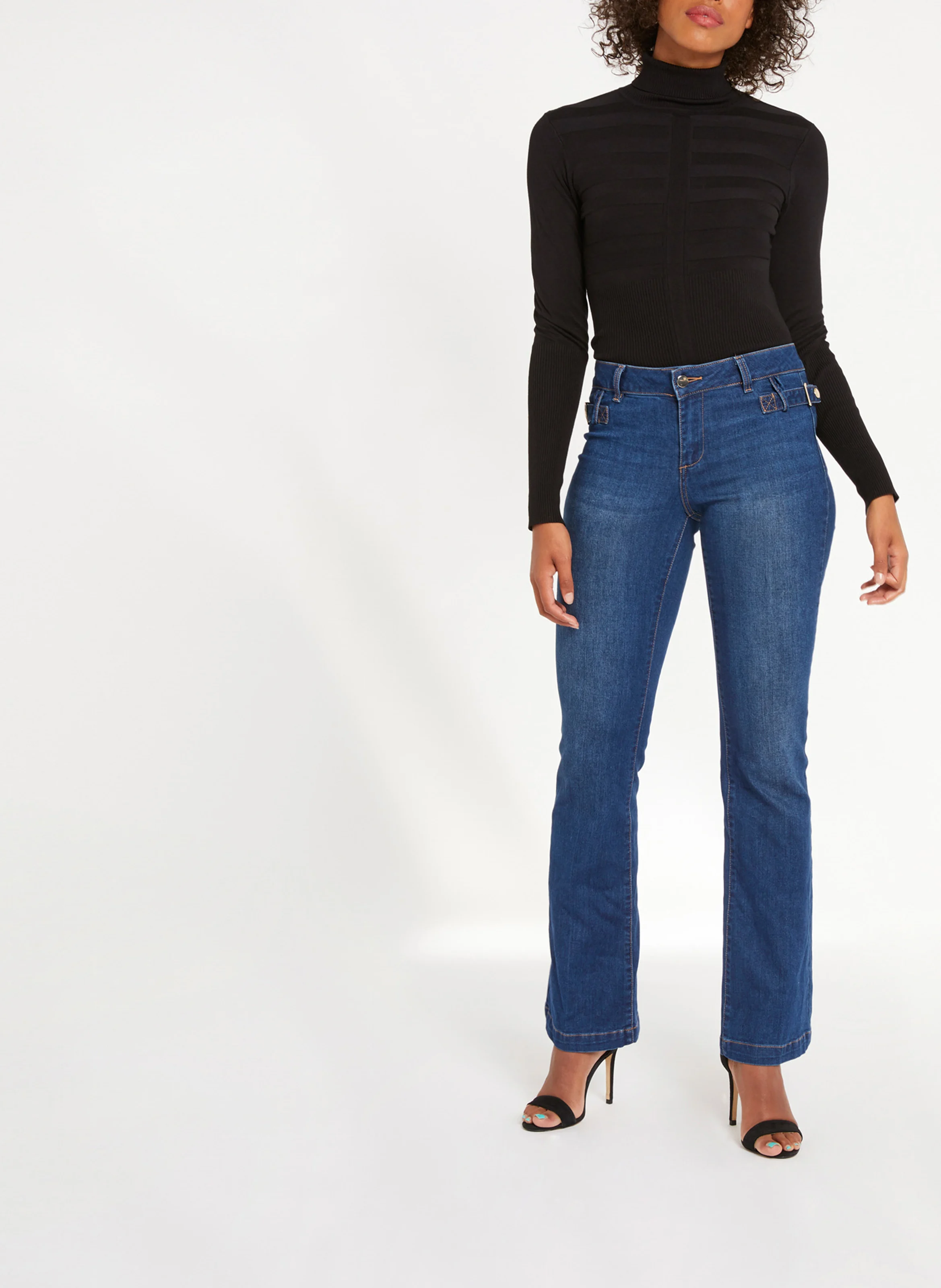 Pull col roulé | Noir