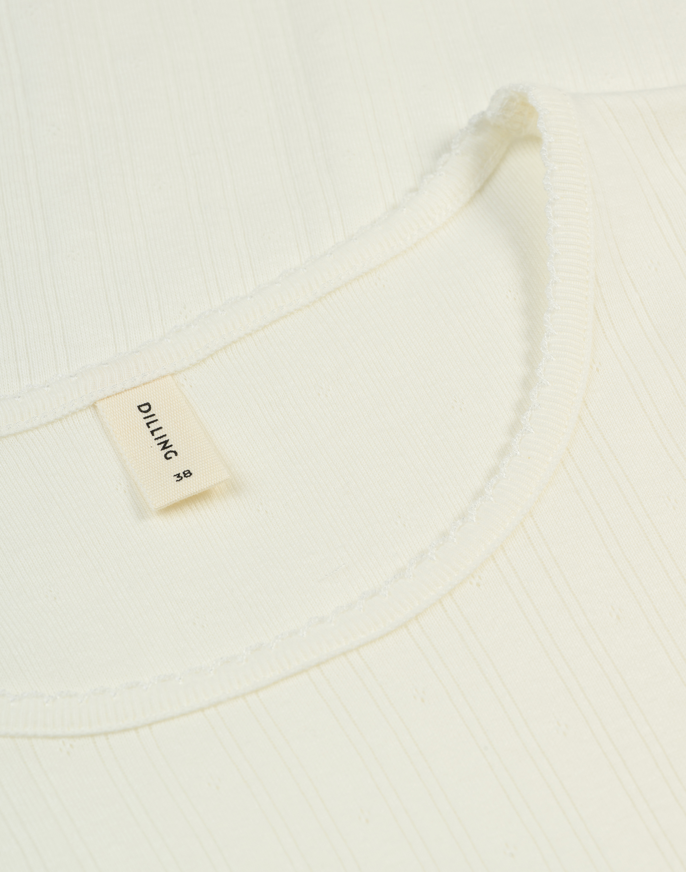 Pointelle shirt van katoen voor dames