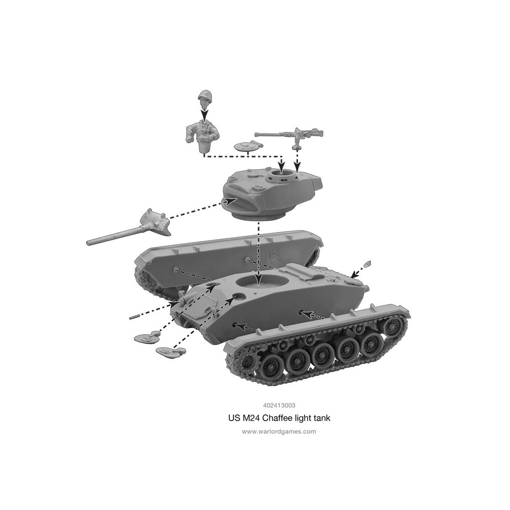 Bolt Action - M24 Chaffee, US Light Tank
