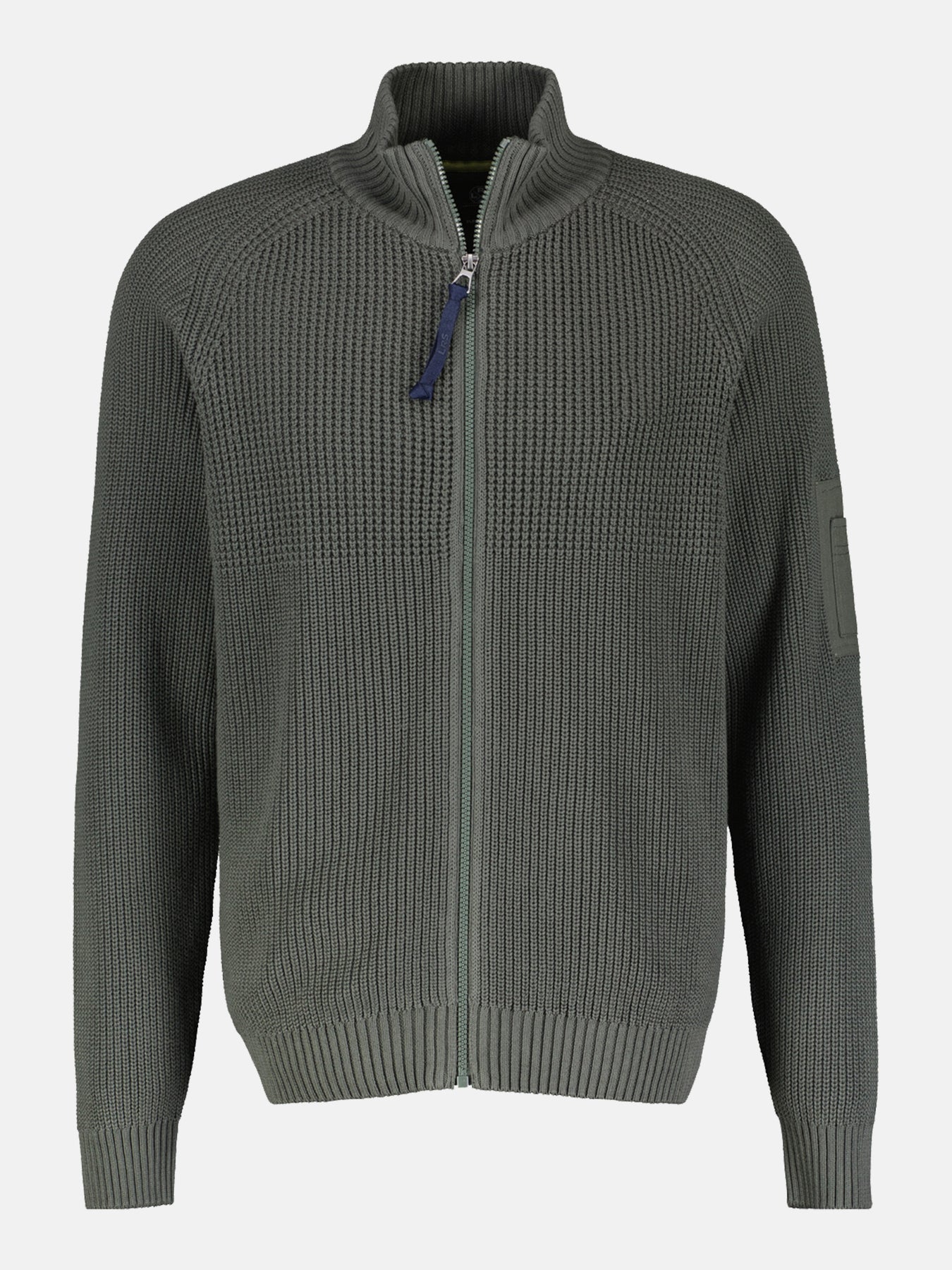 Herren Strickjacke, grob gerippt