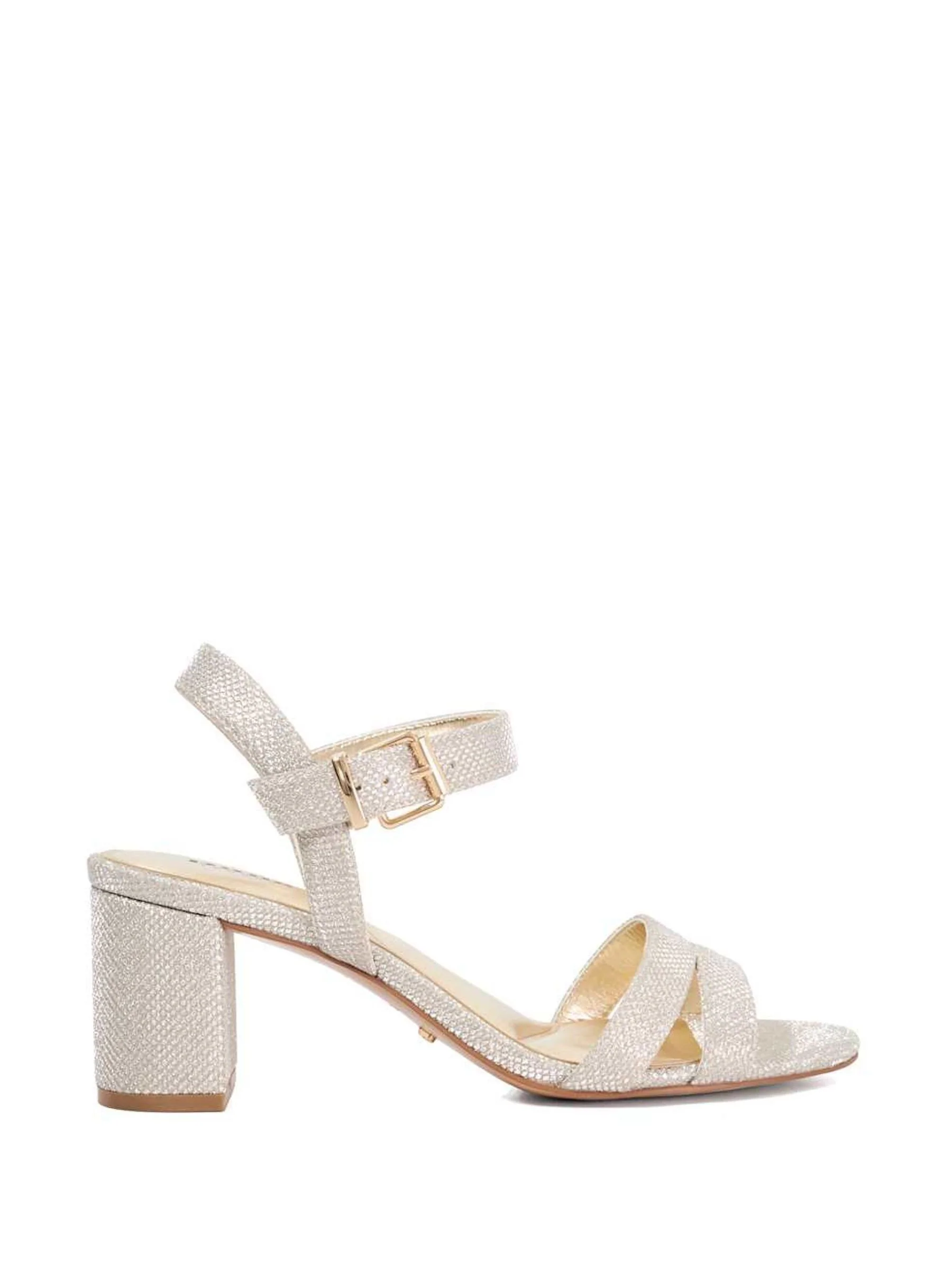 Champagne-goud - Dune London Merisa Block Heel Sandals