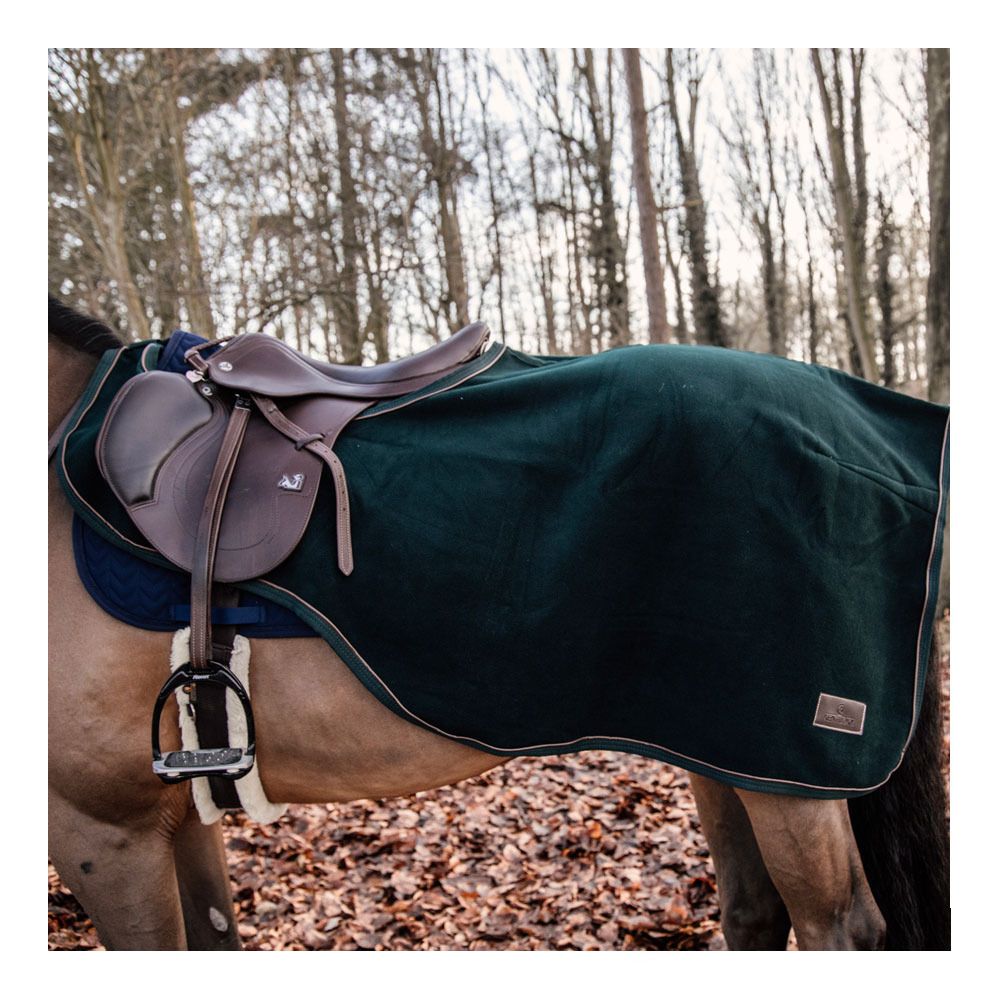 Kentucky HEAVY FLEECE - Couvre-reins pine green