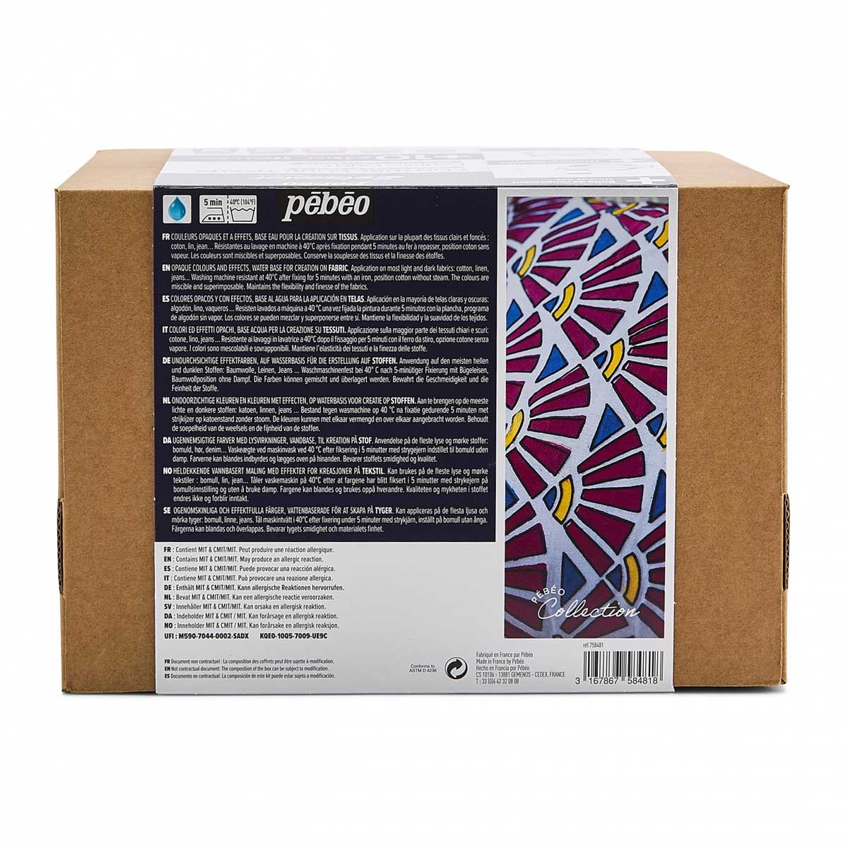 Pebeo Collection Setacolor Opaque Set : 10x45ml