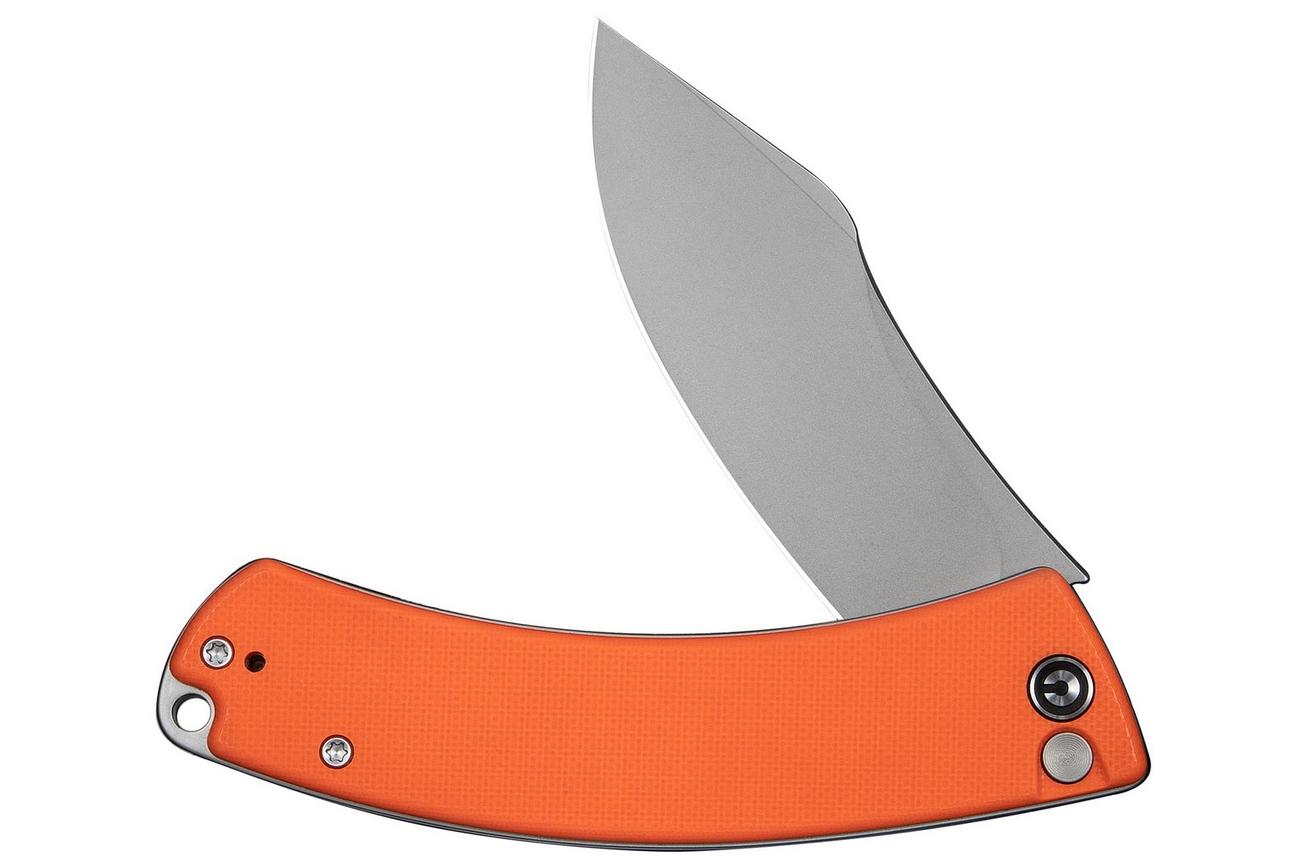 Civivi Outlaw Muk C24079-2 Stonewashed 14C28N, Orange G10, zakmes