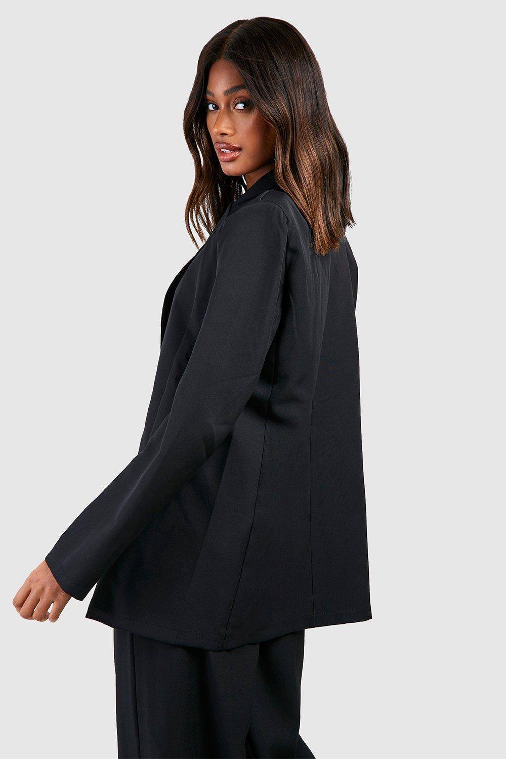 boohoo Blazer basique surdimensionné à double boutonnage