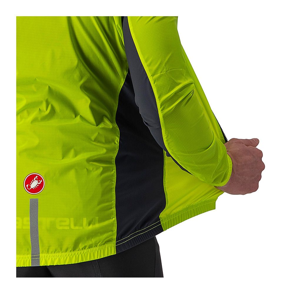 Castelli SQUADRA STRETCH - Veste Homme electric lime/dark gray