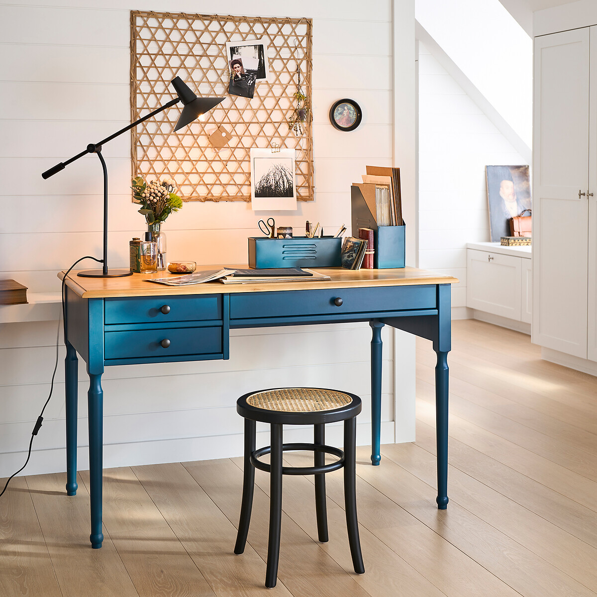 LA REDOUTE INTERIORS<br>Banqueta em rattan, Cedak