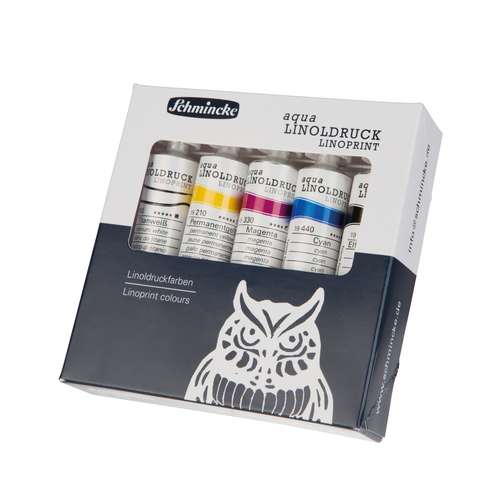 SCHMINCKE Aqua Linoldruckfarben, Set