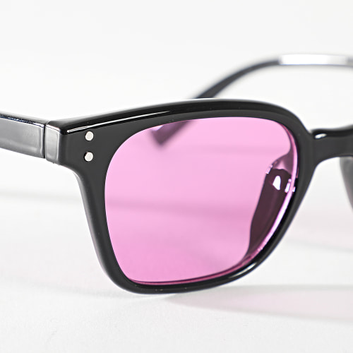Lunettes De Soleil York Noir Rose