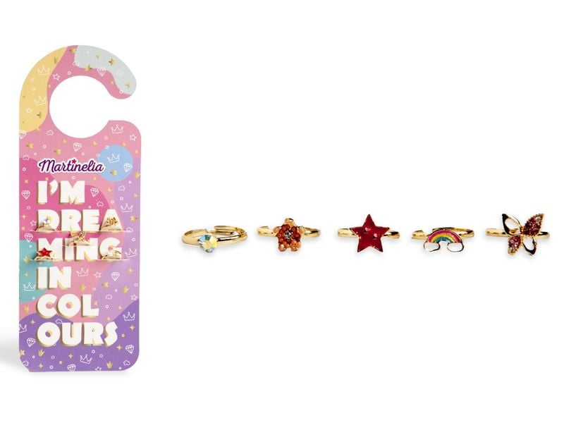 Martinelia Schmuck Fingerringe 5 Stück assortiert Modische Ringe für Mädchen