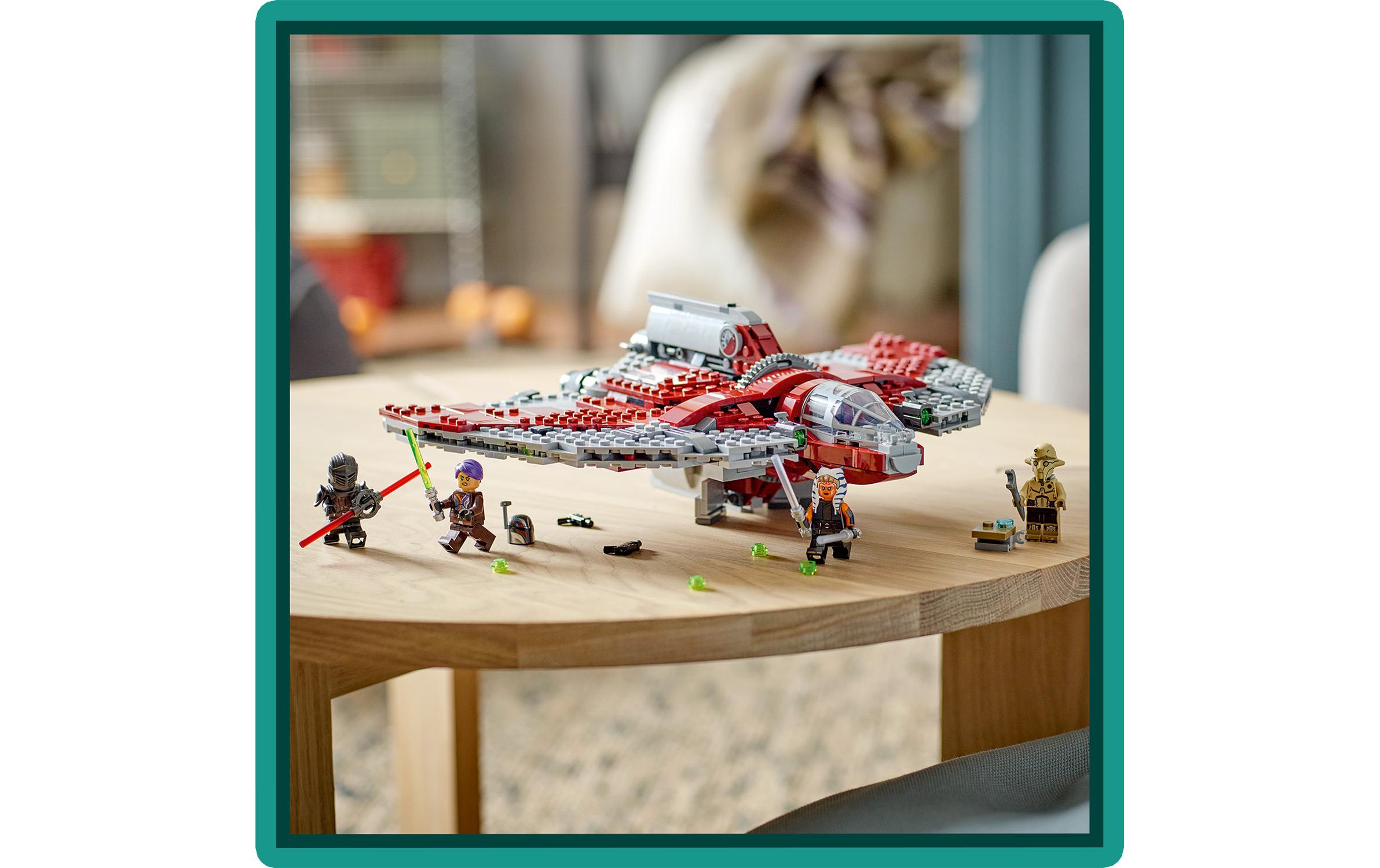 Star Wars Ahsoka Tanos T-6 Jedi Shuttle 75362Detailreiche Nachbildung des Sternenschiffs