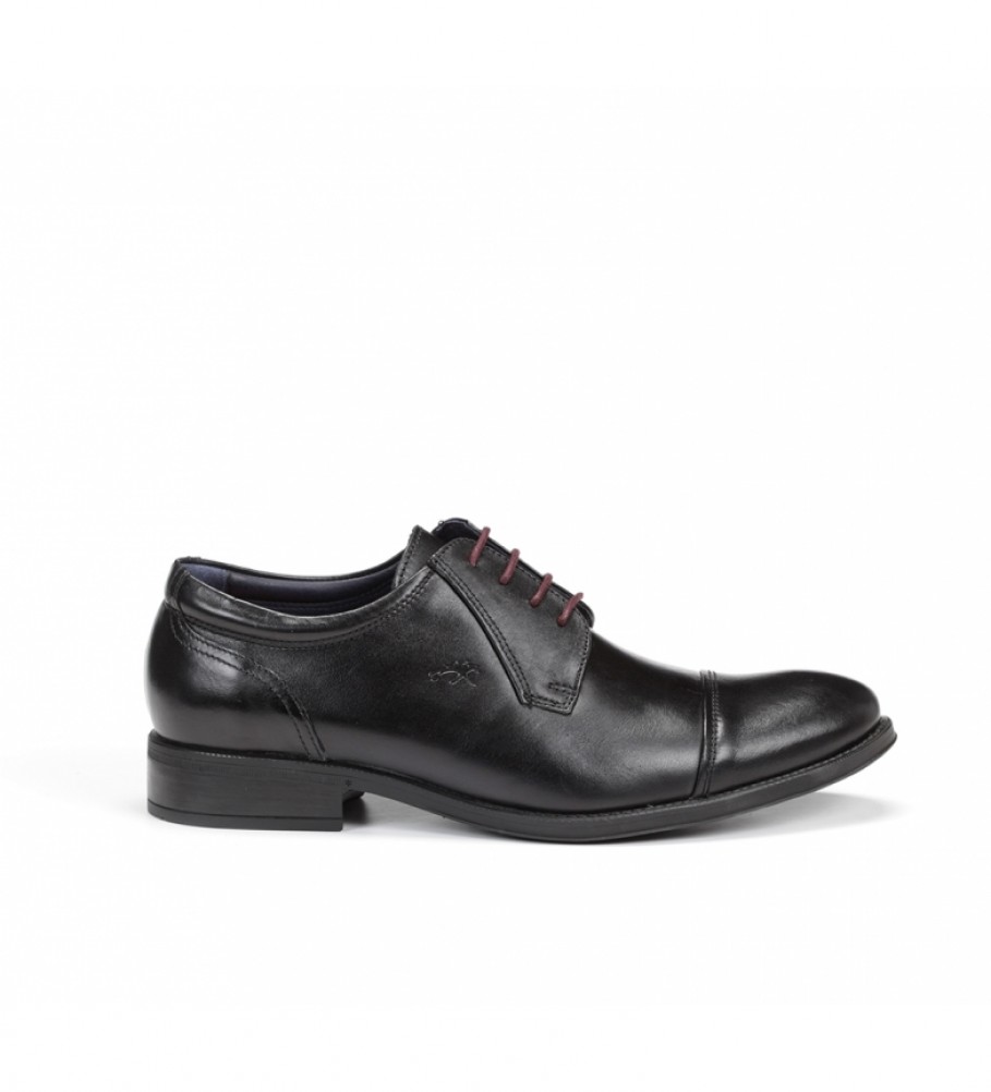Sapatos de couro Fluchos 8412 Memo Preto