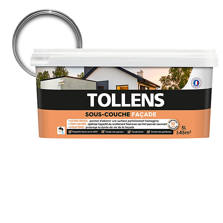 Peinture extérieure sous-couche façade Tollens 5L