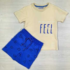 Blue smile short