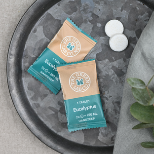 The green Lab Co. Starterset Handzeep Tabletten - Eucalyptus & Basilicum 1ST