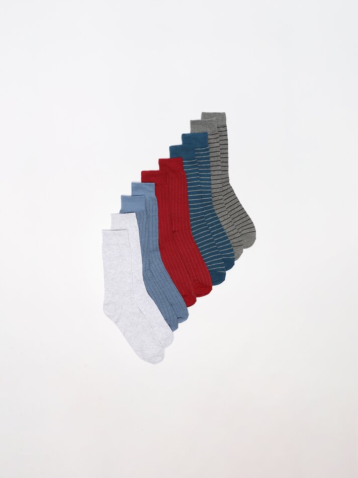 Pacote com 5 pares de meias sortidas - Diversas