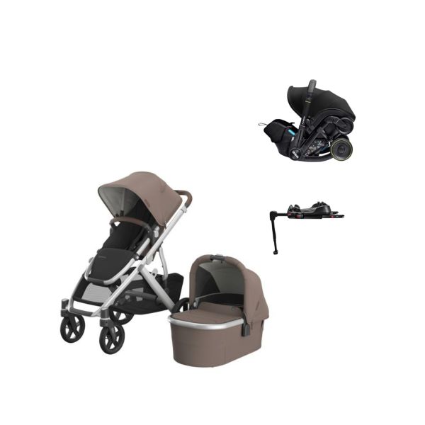 UPPAbaby VISTA V3 Kinderwagen 4-in-1 - Dillan | Doona X Autostoeltje | Doona X Isofix Base