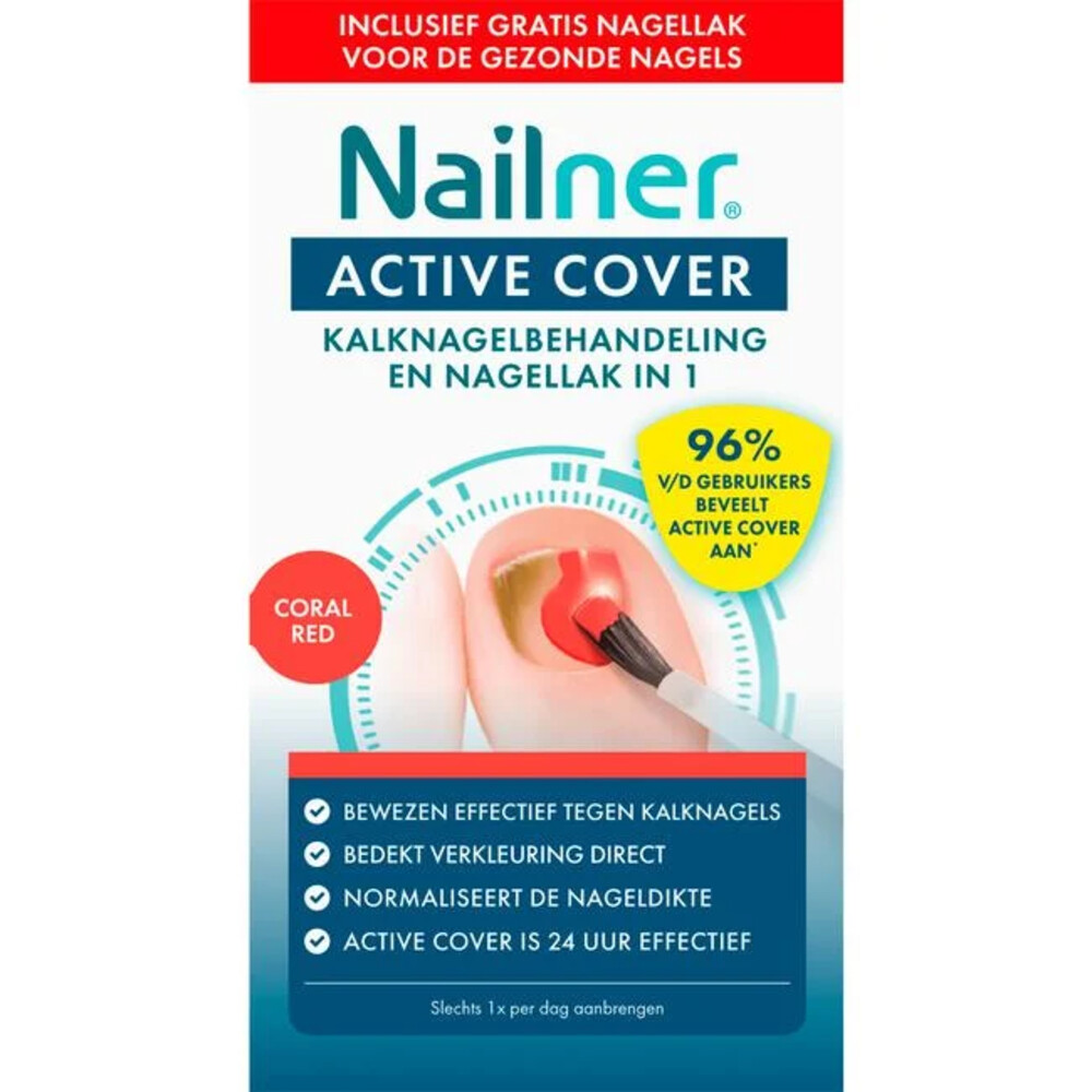 Nailner Active Red30 ml + 8 ml