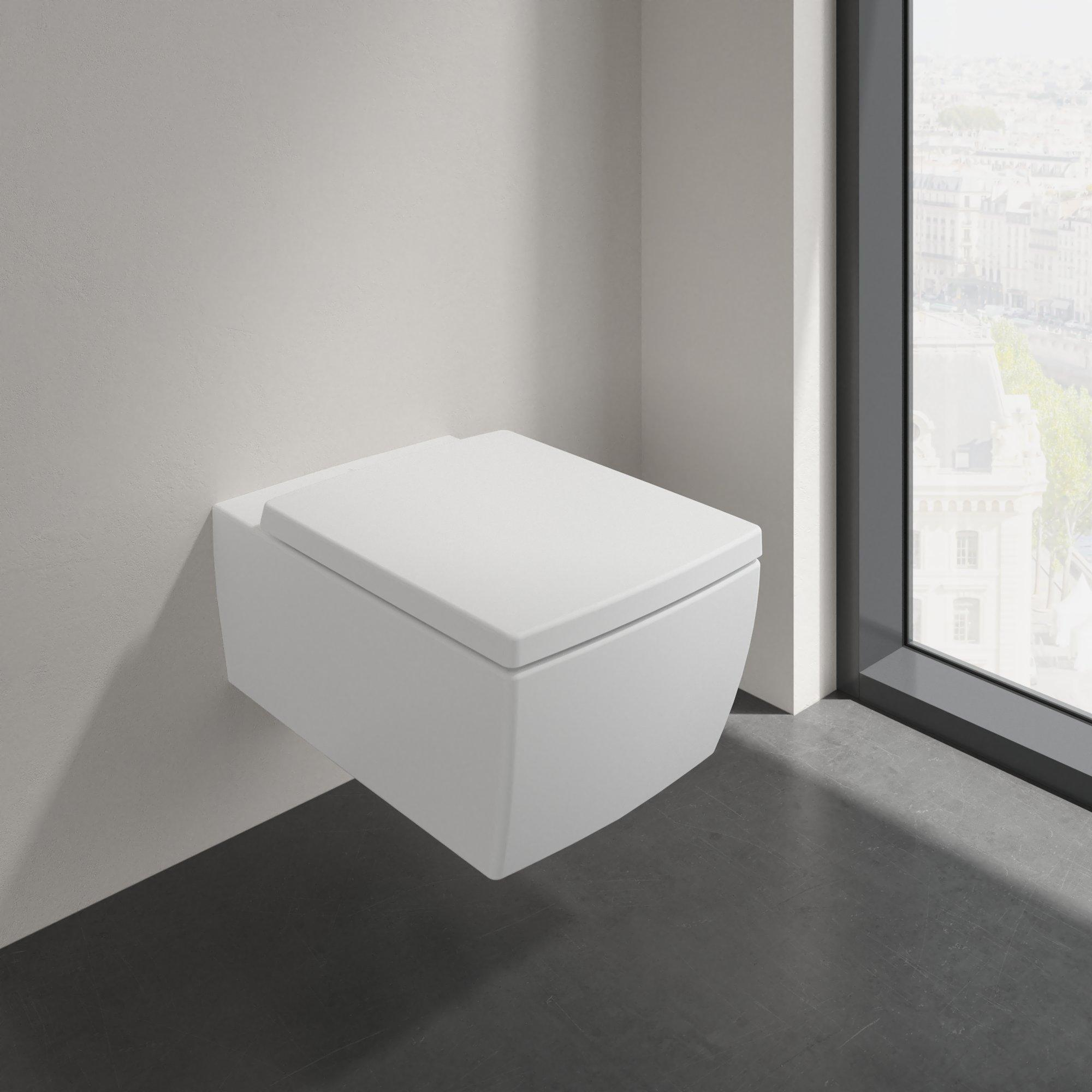 Villeroy & Boch Memento 2.0 randloos toilet CeramicPlus wit mat