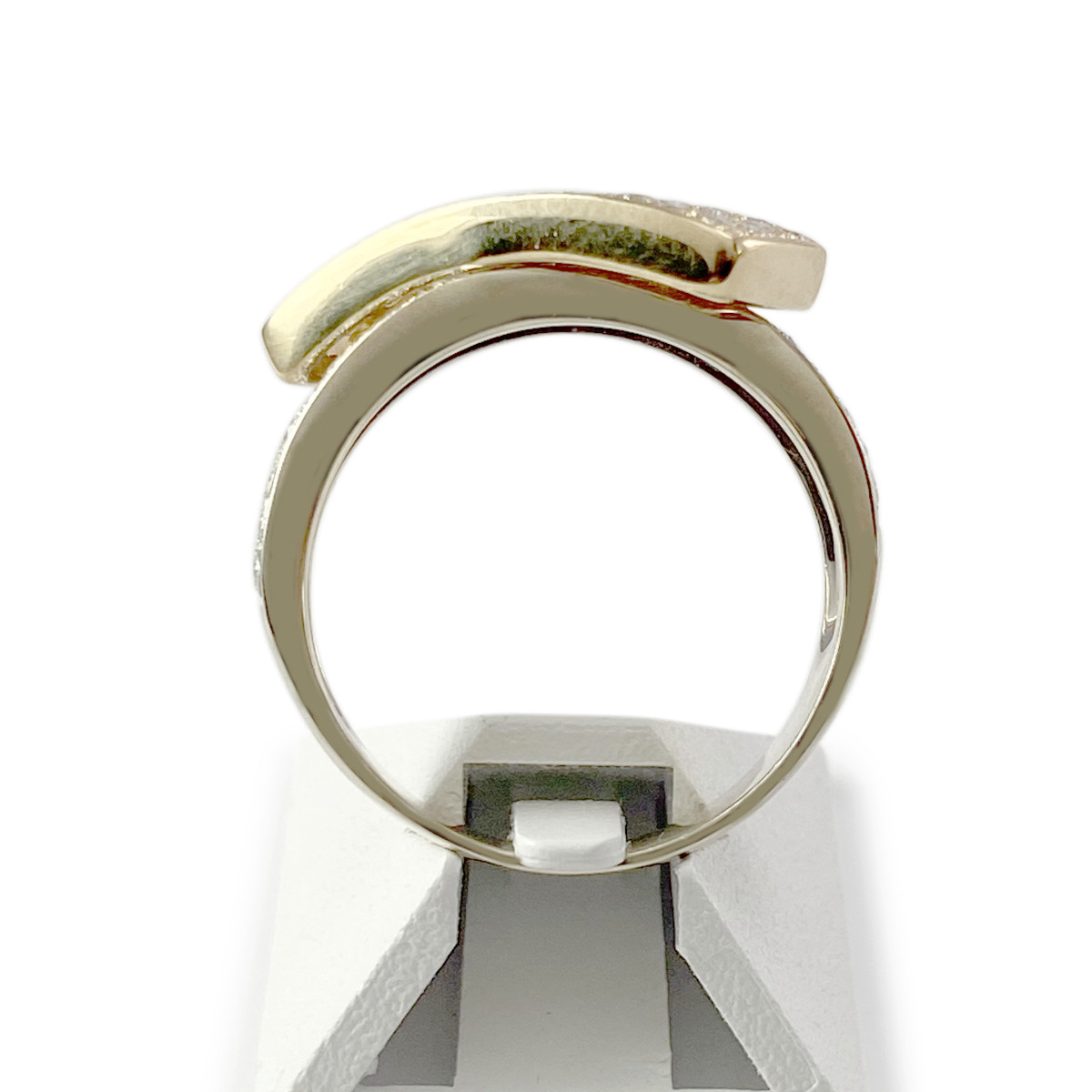 Bague d'occasion 2 ors 750 diamants
