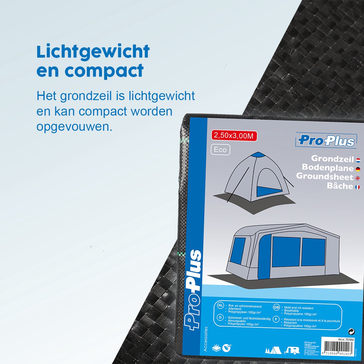 ProPlus Eco grondzeil - 2.5 x 3 meter