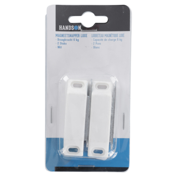 HANDSON Magneetsluiting 6kg luxe wit 2 stuks