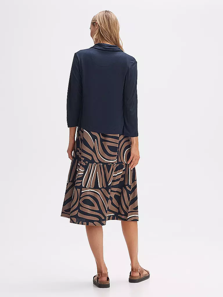 OPUS Jerseyjacke SANDRINE SOFT dunkelblau