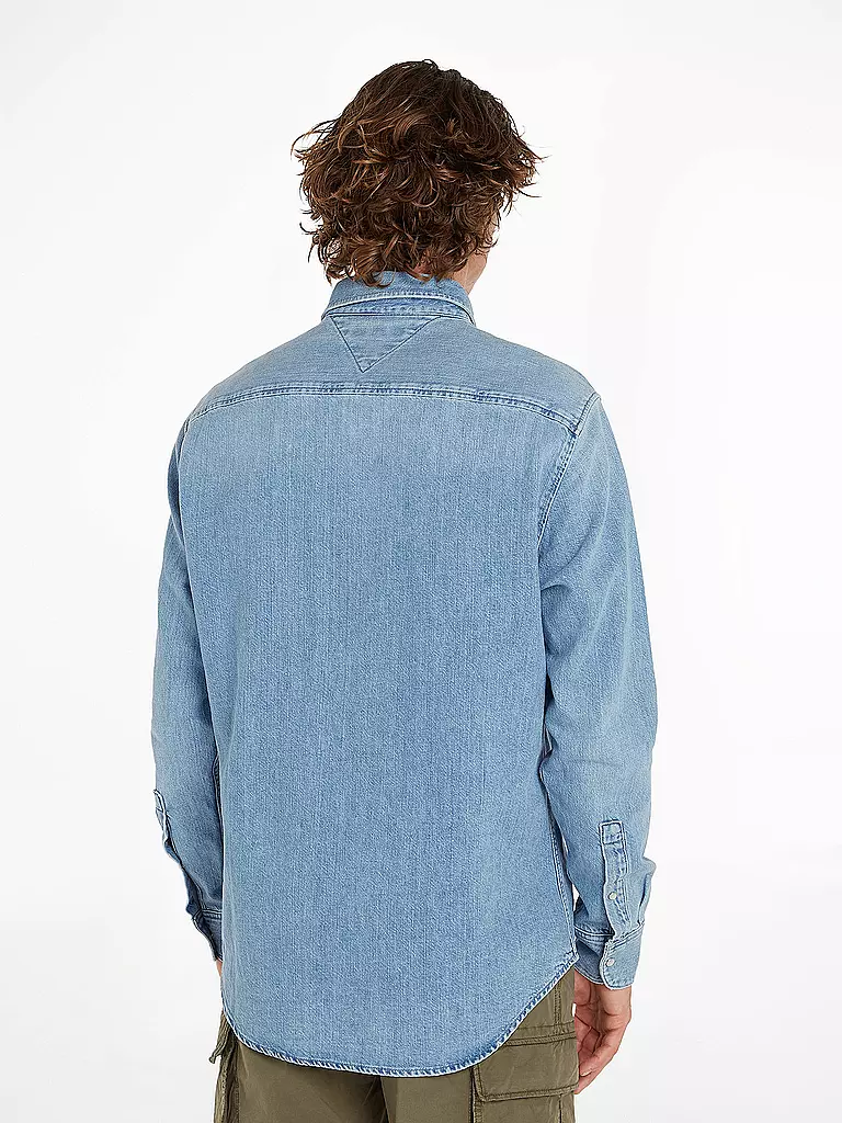 TOMMY HILFIGER Jeanshemd  hellblau