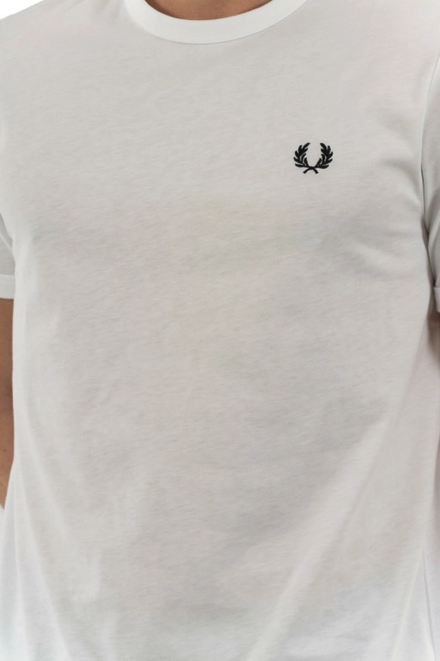 Tee shirt fred perry m3519 100 white