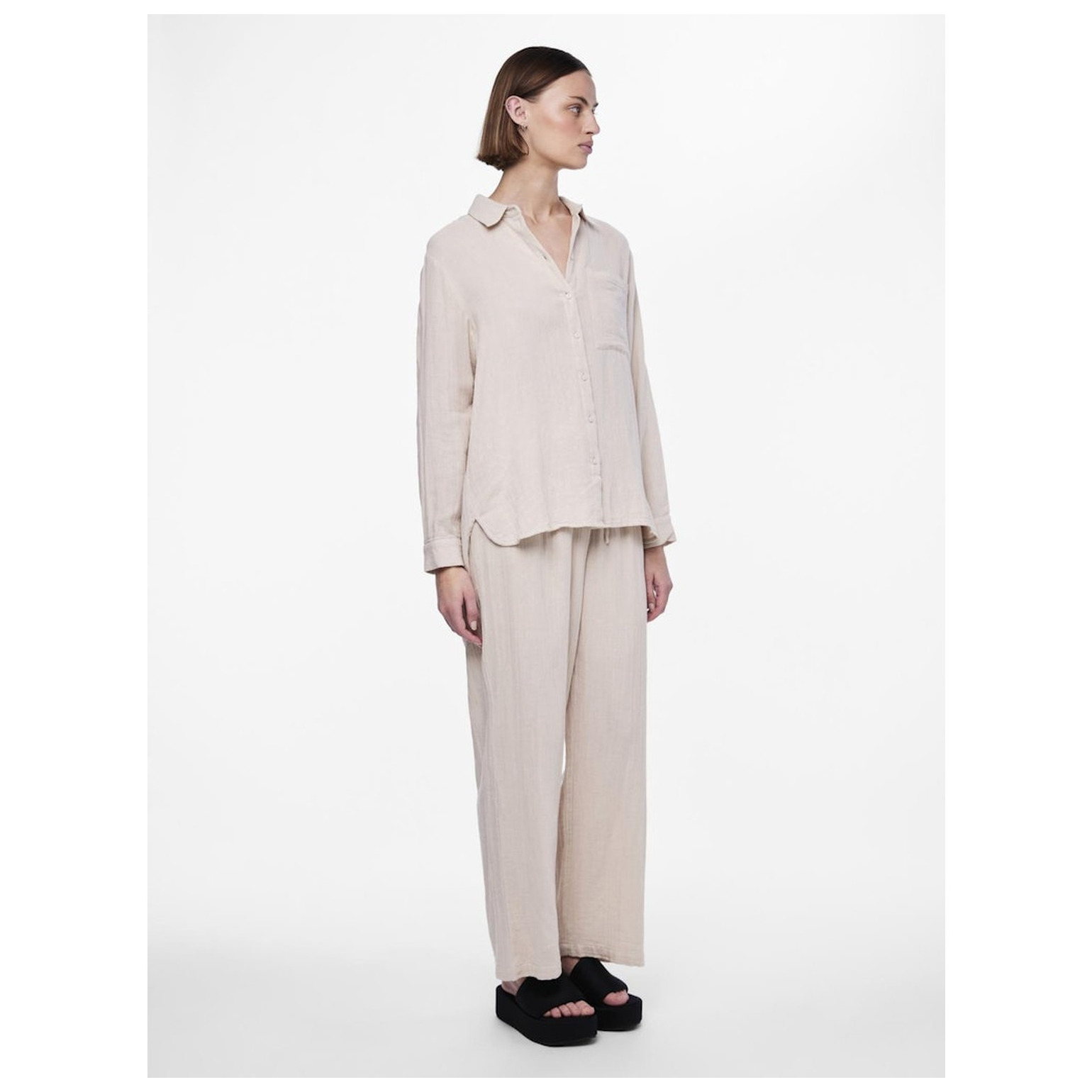 Pieces PCMASTINA LS RELAXED SHIRT