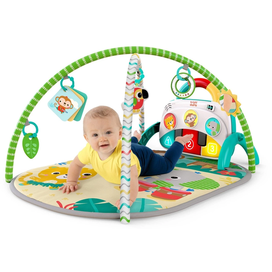 Bright Starts 4- in- 1 Groovin' Kicks™ Piano & Drum Kick Spielezentrum