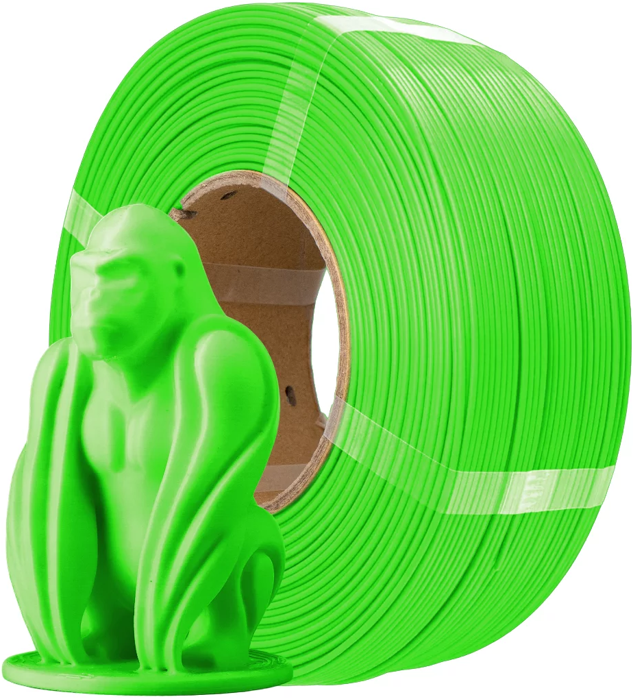 AzureFilm  PLA Refill Light Green, 1,75 mm / 1000 g    PLA mit guten mechanischen Eigenschaften, ohne Spule