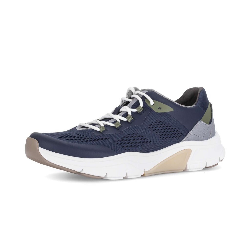 Lage sneaker blauw