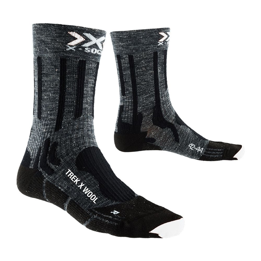 X-Socks TREK X LINEN - Chaussettes anthracite/noir