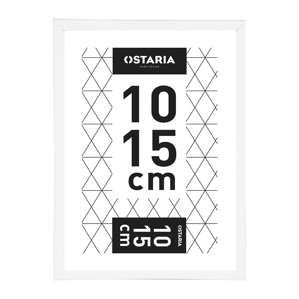 Cadre photo MARCO CLIP blanc 10x15cm