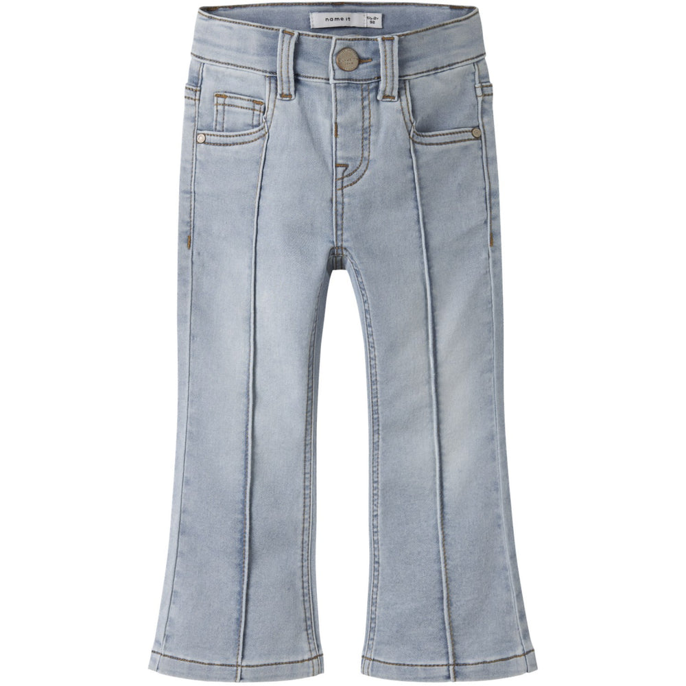 Køb Name It Light Blue Denim Nmfpolly Skinny Bootcut Jeans 2055-Th D