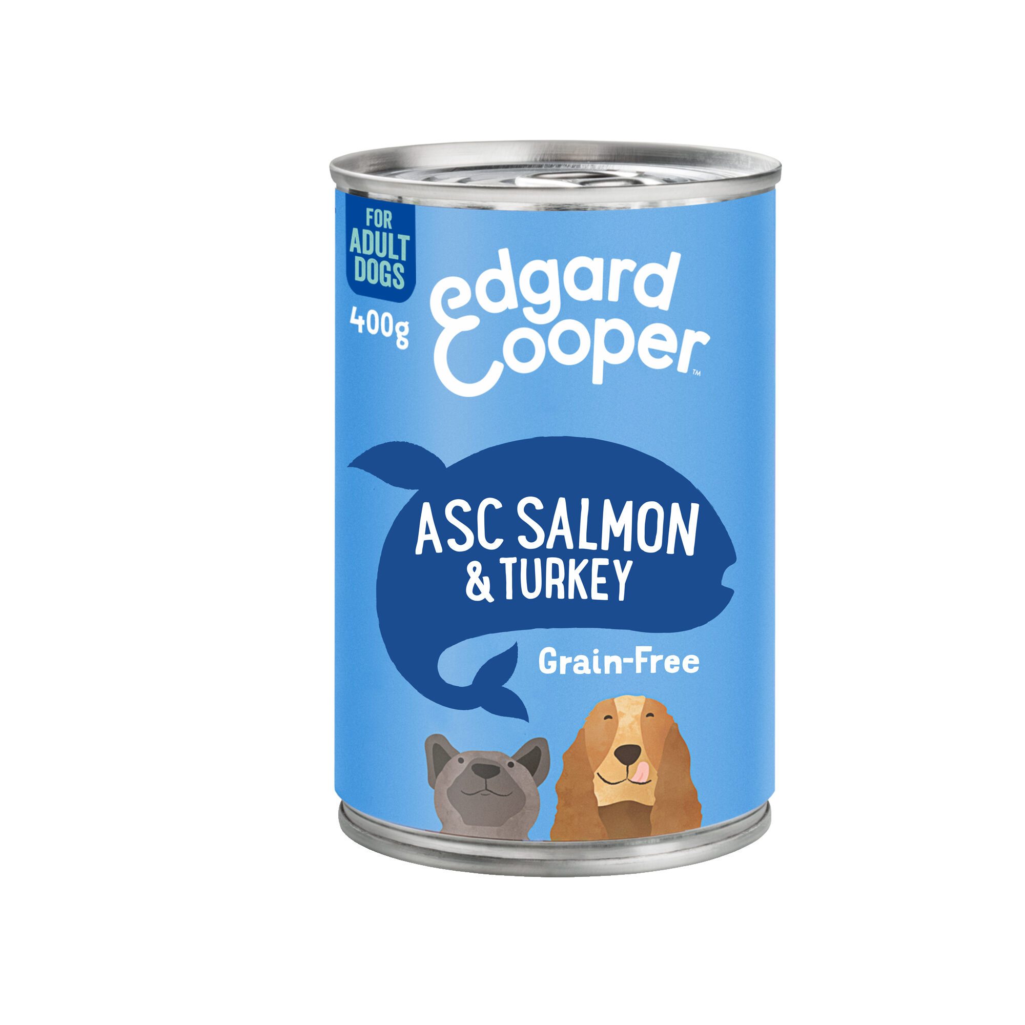 Edgar & Cooper Adult - Zalm & Kalkoen - Blik